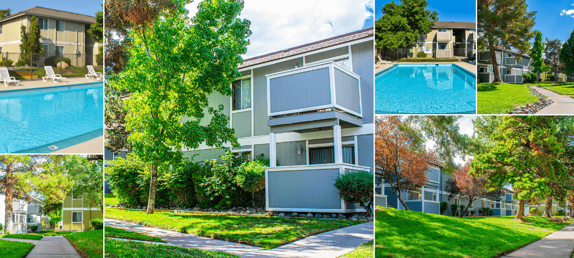 Garden-style apartment community in Reno features 272 homes and prime freeway access.