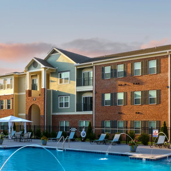 Garden-style apartment community features 254 homes in the Nashville Metro Area.